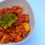Carne y papa