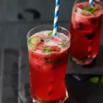 Caipirinha Do Chef de frutos vermelh