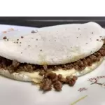 Tapioca Carne c/pizza