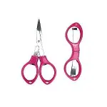 TESOURA LUX DOBRÁVEL ROSA