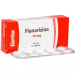 FLUNARIZINA 10MG CAJA X 30 TABLETAS