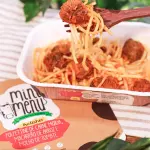 Polpettine carne moída c/ macarrão