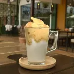 Cream coffee gelado