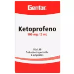 KETOPROFENO 100MG CAJA X 6 AMP