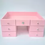 caja madera tocador pintado