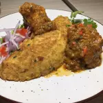 TACU TACU CON CORDERO DESHUESADO