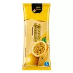 Picolé ao leite - mousse de maracujá