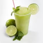 Limonada de Hierba buena vaso