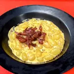 Ñoquis a la Carbonara
