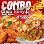 COMBO CHOP SUEY+POLLO FRITO X 8 PERS