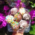 Uvas forradas con chocolate