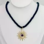 Collar negro Ojo turco