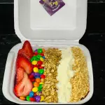 Hambúrgueira de açaí montada