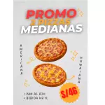 Promo 2 Medianas  (12 Piezas)