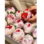 Morango cravejado Branco