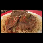 Plateada con fettuccine
