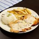 Pechuga en salsa de champiñones