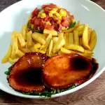 DOBLE CHULETA AHUMADA BBQ