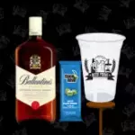 Copão Whisky Ballantines 8 Anos