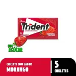 Chiclete Trident Morango 8g