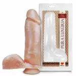 PENIS C/ESCROTO E VENTOSA 20,0 X 4,7CM