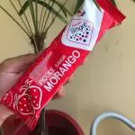 Picolé morango