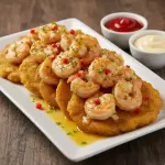 Patacones con Camarones