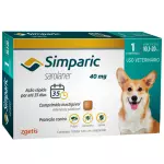 Simparic 40 mg Cães 10,1 a 20 kg