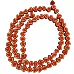 Fimos de corazón rojos