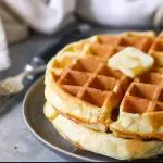 Waffles con Banano🤤🥞