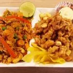 Chicharrón + Arroz con Mariscos
