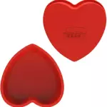 Molde Silicone Corazón 15 cm