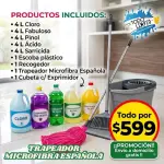 PAQUETE TRAPEADOR MICROFIBRA