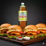 Combo c/ 4 hambúrguer Tudão+Refri