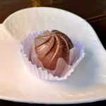 Trufa de chocolate e rum