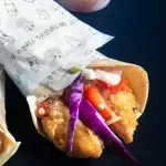 Taco de pescado capeado