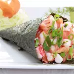 Salmão,Camarão e kani T.
