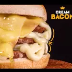 Cream-bacon