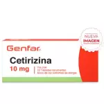 CETIRIZINA 10MG CAJA X 10 TAB