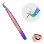 Pinça Para Cilios Reta MultiColor