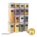 Set de 15 contenedores plástico