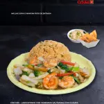 M25-Langostino c/ verduras + chaufa