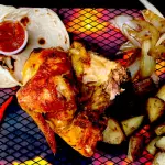 Un cuarto de pollo