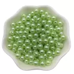 Perlas color verde claro