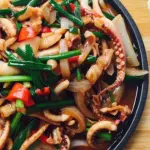 Plancha de arañita de pulpo