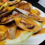Mejillones con salsa especial