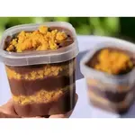 Bolo no Pote - Cenoura com Chocolate..