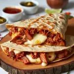 Quesadilla de Porco na Laranja