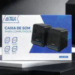 CAIXA DE SOM P/PC 5W AITEK ACS-4513