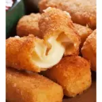 Porção queijo á milanesa